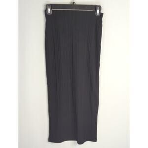 Wilfred Free Black Ribbed Knit Maxi Skirt Women's Small Business Casual‎ Preppy